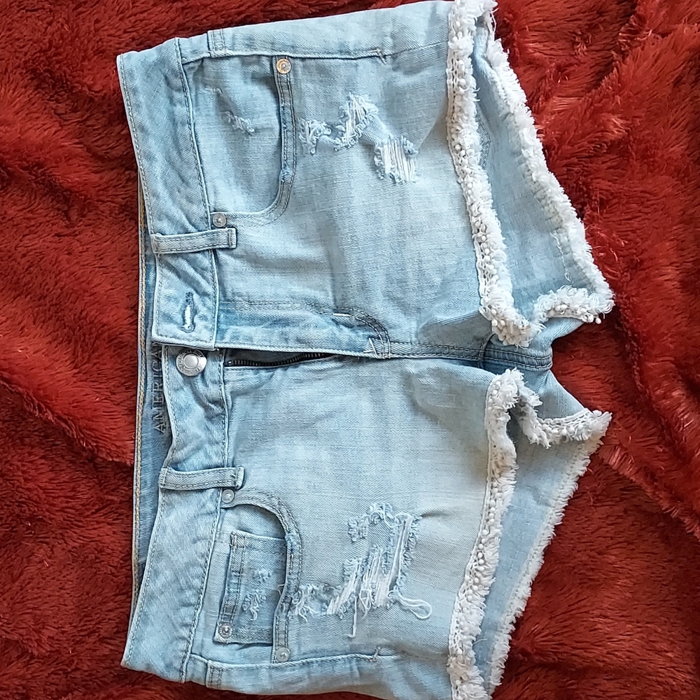 American Eagle Shortie Jean Shorts